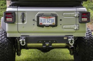 Jeep Wrangler JL Rear Bumper Delete - Rear - Fishbone Offroad - Black Powder Coated - 2018