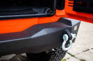 Jeep Wrangler JK Rear Bumper - Rear - Fishbone Offroad - Mako - Black - `07-`18