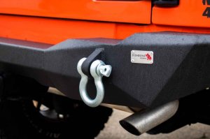 Jeep Wrangler JK Rear Bumper - Rear - Fishbone Offroad - Mako - Black - `07-`18
