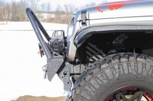 Jeep Gladiator Body Armor - Front - Fishbone Offroad - Barracuda Stinger Bar - 2020