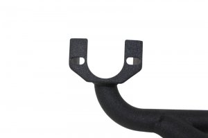 Jeep Wrangler JK Rock Sliders - Fishbone Offroad - Black Textured - `07-`18