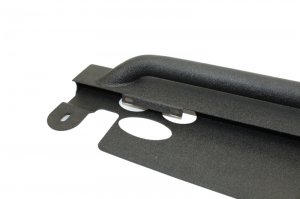 Jeep Wrangler JK Rock Slider - Fishbone Offroad - Black Textured Powdercoat - `07-`18