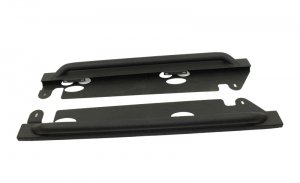 Jeep Wrangler JK Rock Slider - Fishbone Offroad - Black Textured Powdercoat - `07-`18