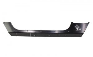 Jeep Wrangler JK Rocker Guard - Fishbone Offroad - Scale Armor - Gloss Black - `07-`18