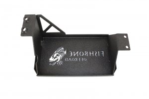 Jeep Wrangler JK Skid Plate - Fishbone Offroad - Steel EVAP Canister - Black - `07-`11
