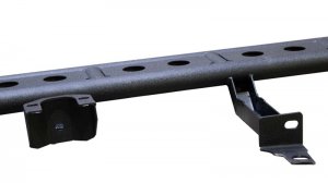 Jeep Gladiator Side Steps - Fishbone Offroad - Step Sliders - Black textured powder coat - 2020+