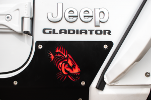 Jeep Gladiator Body Armor - Fishbone Offroad - Scale Armor - Gloss Black - 2020+
