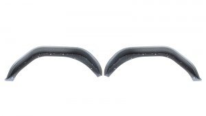 Jeep Gladiator Fender Flares - Rear - Fishbone Offroad - Steel Tube - Black textured powder coat - 2020+