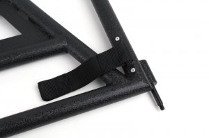 Jeep Wrangler JK Tube Doors - Front + Rear - Fishbone Offroad - Black - `07-`18