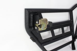 Jeep Wrangler JK Tube Doors - Front + Rear - Fishbone Offroad - Black - `07-`18