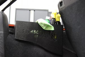 Jeep Wrangler JK Wheel Well Storage Bin - Fishbone Offroad - Black Textured - `07-`18