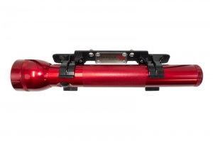 Jeep Wrangler JK Flashlight Mount - Front Seat - Fishbone Offroad - Black - `07-`18