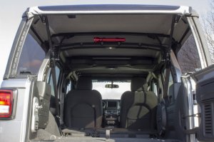 Jeep Wrangler JL Flashlight Holder - Rear - Fishbone Offroad - Black - 2018