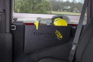 Jeep Wrangler JL Wheel Well Storage Bins - Fishbone Offroad - Black - 2018