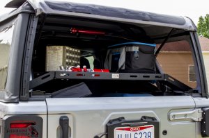 Jeep Wrangler JL Interior Storage Rack - Fishbone Offroad - Black - 2018
