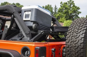 Jeep Wrangler JK Interior Storage Rack - Fishbone Offroad - Black - `07-`18