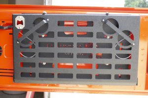 Jeep Wrangler JK Tailgate Table - Fishbone Offroad - Black - `07-`18