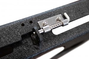 Jeep Wrangler JK Tailgate Table - Fishbone Offroad - Black - `07-`18