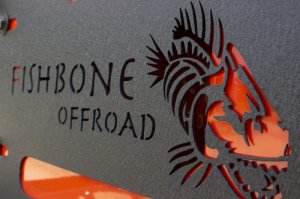 Jeep Wrangler JK Tailgate Table - Fishbone Offroad - Black - `07-`18