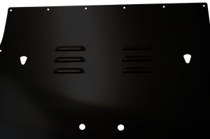 Jeep Wrangler JK Hood Louver - Fishbone Offroad - Black - `97-`02