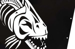 Jeep Wrangler JK Hood Louver - Fishbone Offroad - Black - `07-`18