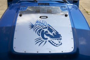 Jeep Wrangler JK Hood Louver - Fishbone Offroad - Black - `07-`18