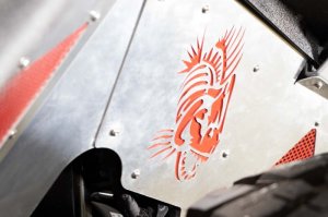 Jeep Gladiator Fenders - Front - Fishbone Offroad - Raw Aluminum Inner - 2020