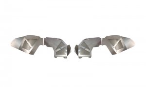 Jeep Gladiator Fenders - Front - Fishbone Offroad - Raw Aluminum Inner - 2020