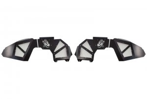 Jeep Gladiator Fenders - Front/Rear - Fishbone Offroad - Aluminum Inner Fenders - Black - 2020