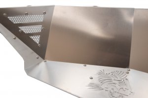 Jeep Gladiator Inner Fender Kit - Rear - Fishbone Offroad - Raw Aluminum - 2020