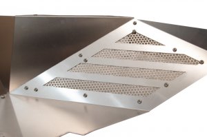 Jeep Gladiator Inner Fender Kit - Rear - Fishbone Offroad - Raw Aluminum - 2020