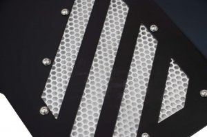 Jeep Gladiator Inner Fender Kit - Front - Fishbone Offroad - Black Powdercoat - 2018