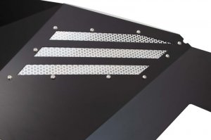 Jeep Gladiator Inner Fender Kit - Front - Fishbone Offroad - Black Powdercoat - 2018