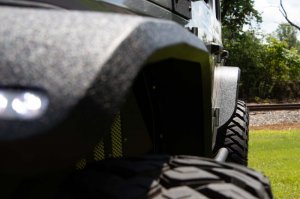 Jeep Wrangler JL Rear Fenders - Rear - Fishbone Offroad - Elite Aluminum - Black - 2018