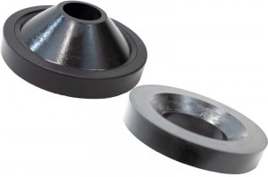 Jeep Wrangler JK Coil Spring Spacer Kit - Front + Rear - Fishbone Offroad - 0.75In - Black - `07-`18