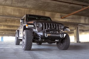 Jeep Gladiator Front Bumper - DV8 Offroad - FS-1 Series Stubby - Black - `07-`23