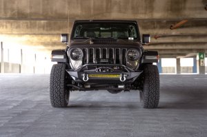 Jeep Gladiator Front Bumper - DV8 Offroad - FS-1 Series Stubby - Black - `07-`23