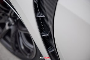 Honda Civic Fender Ducts (2) - Seibon - Type-R - Carbon Fiber - `17-`20