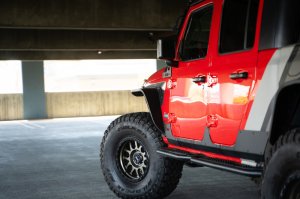Jeep Gladiator Fender Flares - DV8 Offroad - Slim - Micro-texture black - `20-`23