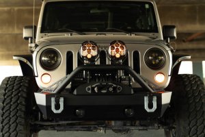 Jeep Wrangler JK Slim Fender Flares - DV8 Offroad - Black - `07-`18