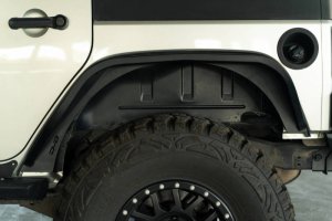 Jeep Wrangler JK Slim Fender Flares - DV8 Offroad - Black - `07-`18