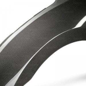 Honda Civic Fenders (2) - Front - Seibon - OE-Style - Gloss Carbon Fiber - `17-`20