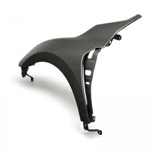 Honda Civic Fenders (2) - Front - Seibon - OE-Style - Gloss Carbon Fiber - `17-`20