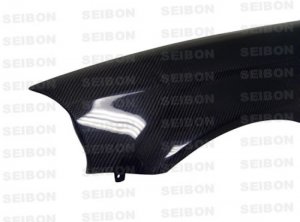 Honda Civic Fenders (2) - Seibon - OEM Style - Carbon Fiber - `96-`98