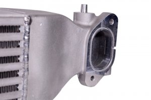 Honda Civic Front Mount Intercooler - Injen - Bar and Plate, Raw Finish - Silver - 2.0L Turbo - `17-`21