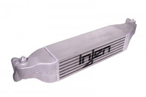 Honda Civic Front Mount Intercooler - Injen - Bar and Plate, Raw Finish - Silver - 2.0L Turbo - `17-`21