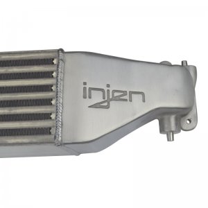 Honda Civic Front Mount Intercooler - Injen - Bar and Plate, Raw Finish - Silver - 2.0L Turbo - `17-`21
