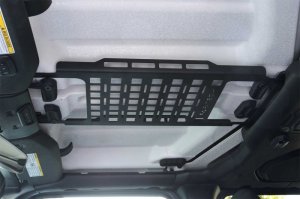 Jeep Gladiator Cargo Rack - Overhead - Fabtech - Overhead Molle Rack - Black