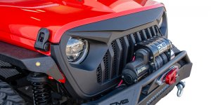 Jeep Gladiator Grill - DV8 Offroad - Angry - Black - 2020+