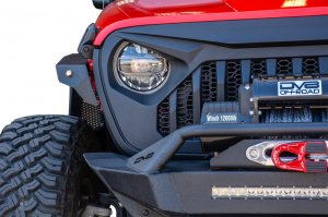 Jeep Gladiator Grill - DV8 Offroad - Angry - Black - 2020+